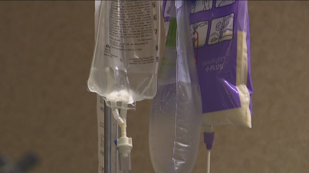 Hospitals are looking to stock up on IV fluids amid a nationwide shortage